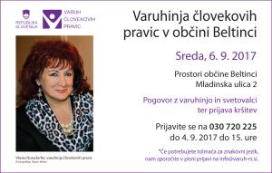 Oglas - poslovanje - Beltinci - veliki varuhinja človekovih pravic